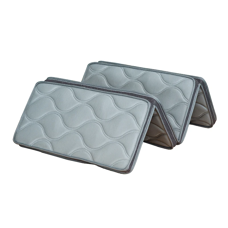 Manufacture customized portable 3D mesh knitted fabric high density foam travel three folding thin mattress - Jozy Mattress | Jozy.net