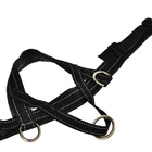 Tianyuan Pet Black Adjustable Custom Dog Popular Harness With Leash