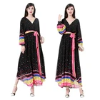 Modest fashion premium islamic clothing high quality modern clothing oem muslim dress dubai black abaya