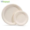 YTBagmart Disposable Bagasse Sugarcane Plate Natural Biodegradable Paper Plate