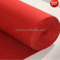Polyester Nonwoven Plain Exhibition Carpet Used
