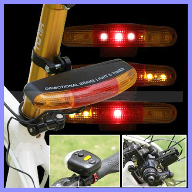 Rote LED Fahrrad Rücklicht Fahrrad Blinker Bremslicht