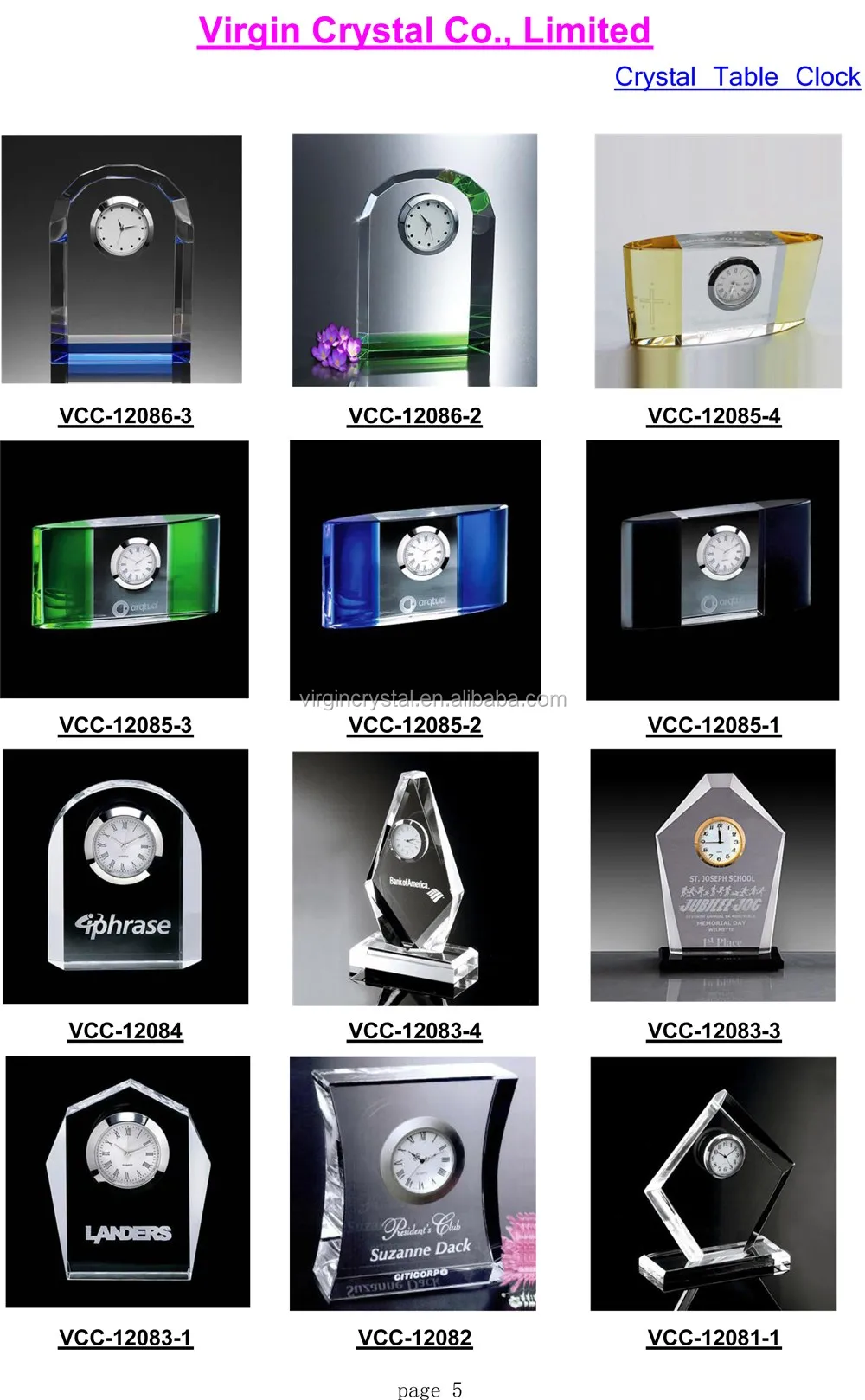 2016 Crystal Table Clock and Mechanical clock Catalog-5.jpg