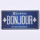 CANADA Aluminium embossed souvenir METAL fridge magnet for souvenir