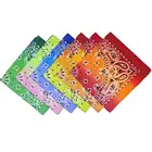 100% Cotton Bandana Cheap Colorful Square Bandana In Stock