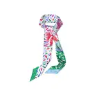 Custom printed skinny silk scarf Fast delivery