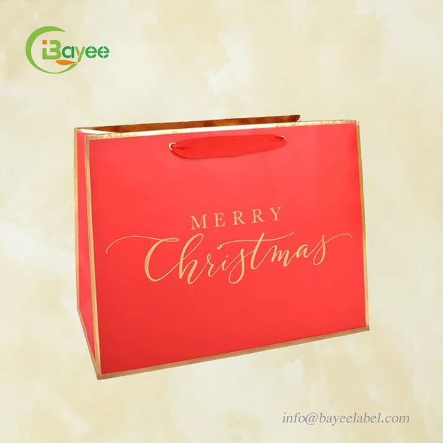 luxury lamination coated paper packing bag