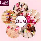 Manufacturer L&M Wholesale OEM soak off colored uv gel