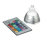 3W led spotlight lamp light lighting mr16 rgb with RF remote controller ac/dc 12v