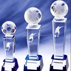 Type Trophy Manufacturers Award Product Type And Europe Regional Feature Cheap Crystal Globe Award Trophy MH-JB0056
