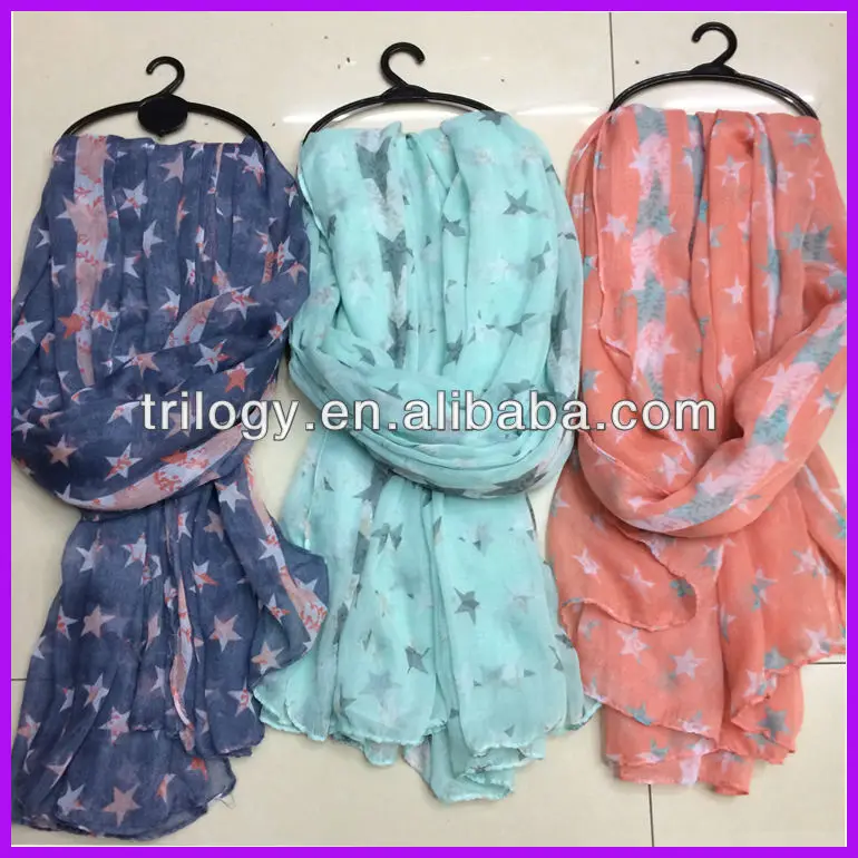 2014 new fashion women"s digital print silk scarves