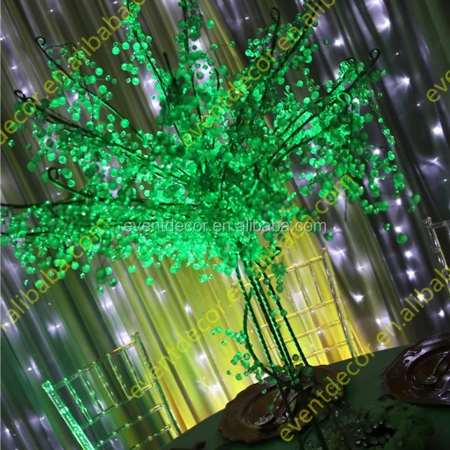 silver crystal wedding tree centerpieces for table decoration