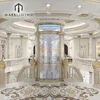 imperial luxury villa waterject medallion marble inlay flooring design arabic majlis for sale