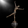 casting ballerina girl sculpture for table decoration