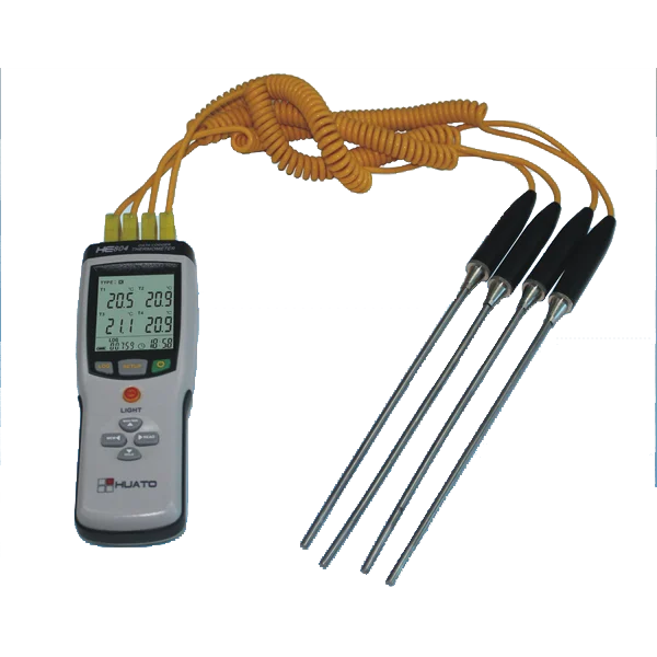 Handheld 4 Channel Digital Thermocouple Thermometer Temperature