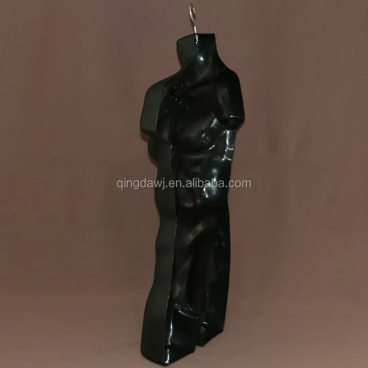 Torso half upper body male mannequins with hook for man wear garment display
