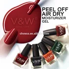 No Polish Nail Halal Polish Halal Moisture Air Dry Peel Off Healthy No Smell Water Based Nail Polish Factory Supplies Private Label 1000colors