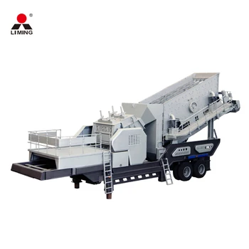 Construction waste crushing equipment mobile stone crushing plant for sale