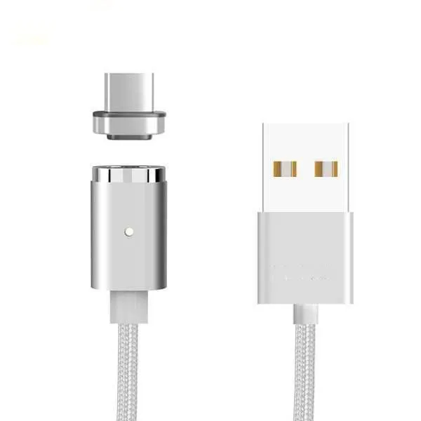 Magnetic cable for iphone 7/7plus/6plus/s7 edge/s7 1M cable 360 degree plug round magnetic charging cable - ANKUX.COM