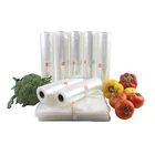 Custom Design BPA Free Transparent Plastic Commercial Vacuum Roll Sealer Bag