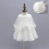 White Lace Infant One Month Hundred Days Dress Baptism Dresses Girls