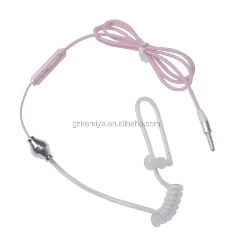Wholesale 3 in 1 Anti Radiation Wired Single Headphone with air tube - ANKUX.COM