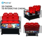 Professional movable 5d 7d 9d virtual reality cinema theater movie simulator truck mobile 7d cinema
