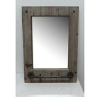 Vintage Wall Wooden Mirror with hanger