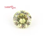 Wholesale synthetic round cubic zirconia stones zircon gemstone