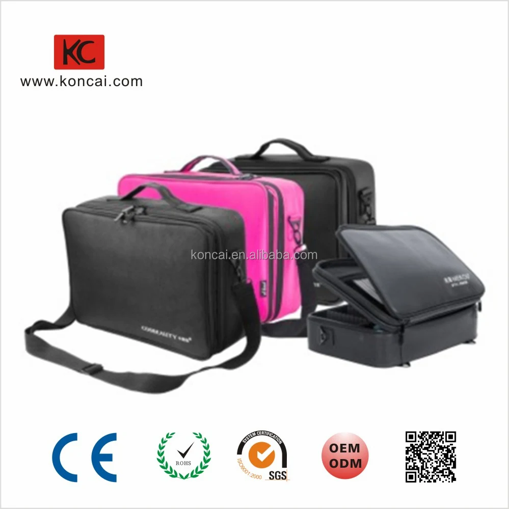 Four Folding Hanging Toiletry Bag Cosmetic Folded Bag Linen Polyester