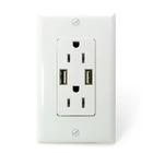 American UL Listed USB Wall Outlet Sockets