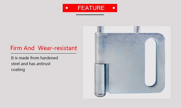 BOSHI Customized Design Industrial Steel Material Safety Lockout Hasp