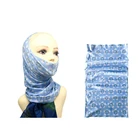 JSMART sublimation printing wholesale multi-functional seamless elastic custom neck tube bandana head-wear scarf