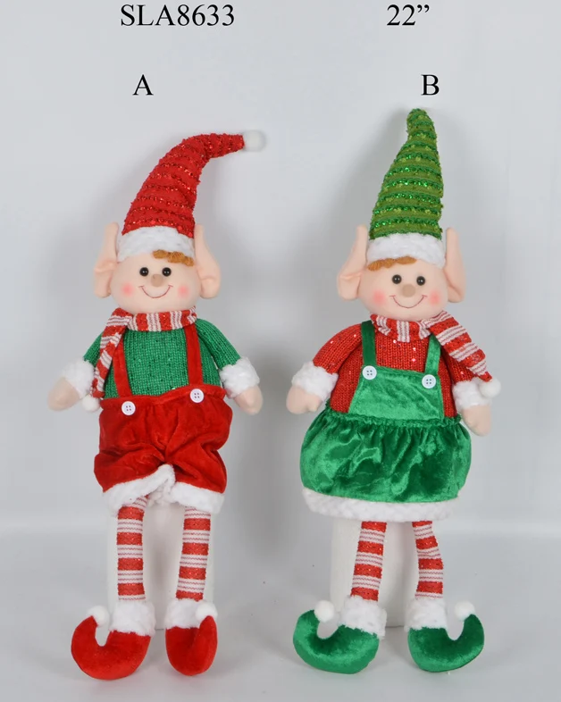 festival gift christmas elf doll sitter