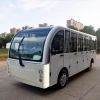 23 seater closed electric shuttle bus for sightseeing left hand steering with air-conditioner