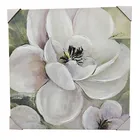 Pure white jasmine handpainted oil painting canvas wall art
