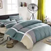 Printed Striped Bed Sheet Set, Customized Color Bedding Sets