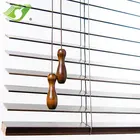 Blackout window shade 35mm slat venetian blinds wood