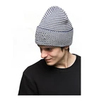 High Quality Nice Large Navy Knit Woll Wolle Beanie Hats