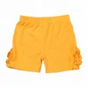 Summer wholesale children girl cheap shorts with buttons blank cotton casual brooke short pants