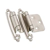 factory price 1/2" Face Mount hinge Self Closing OVERLAY Flush Cabinet Hinges