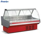 Supermarket Deli fresh meat Display Fridge Freezer Case For Sale
