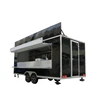 small price outdoor used fast food mobile kitchen barbecue trailer mobile field kitchen street food mobile for sale
