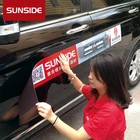 pvc magnetic sticker car body sticker V-0825