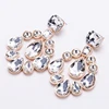 Kaimei 2018 famous jewelry brands new diamond wedding jewelry chunky pendant earrings rhinestone statement crystal earrings 2018