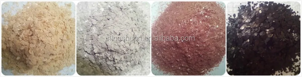 Black Colored Mica flakes for decoration and flooring system