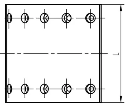 with plate trailer L1 guangdong tricycle suspension tuck brake shoe bracket