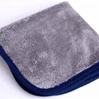 1200 gsm Extra fluffy absorbent Microfiber car dry detailing Towel Car Care Wax Polishing Cloth