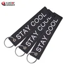 Fashion Double Side Embroidery Keychain Key Chain