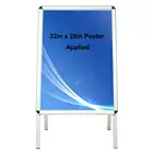 Double Sided Poster Display Folding Poster Stand A Board